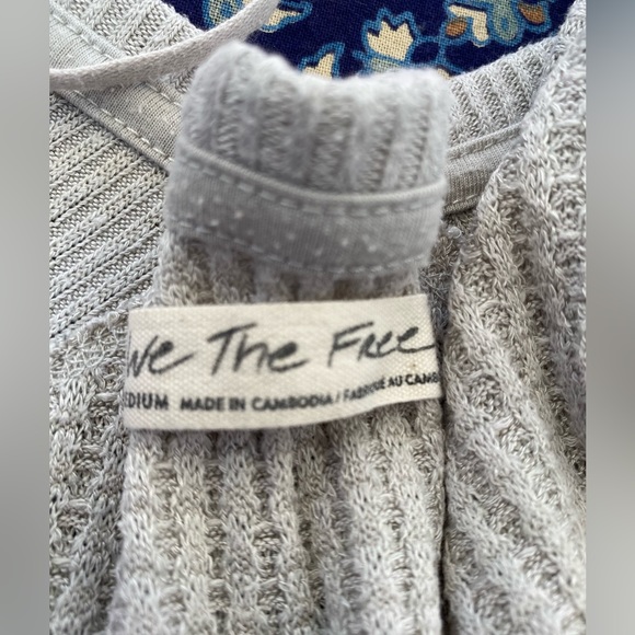 Free People We the Free Santa Clara Neutral Thermal Top - M - Picture 6 of 6